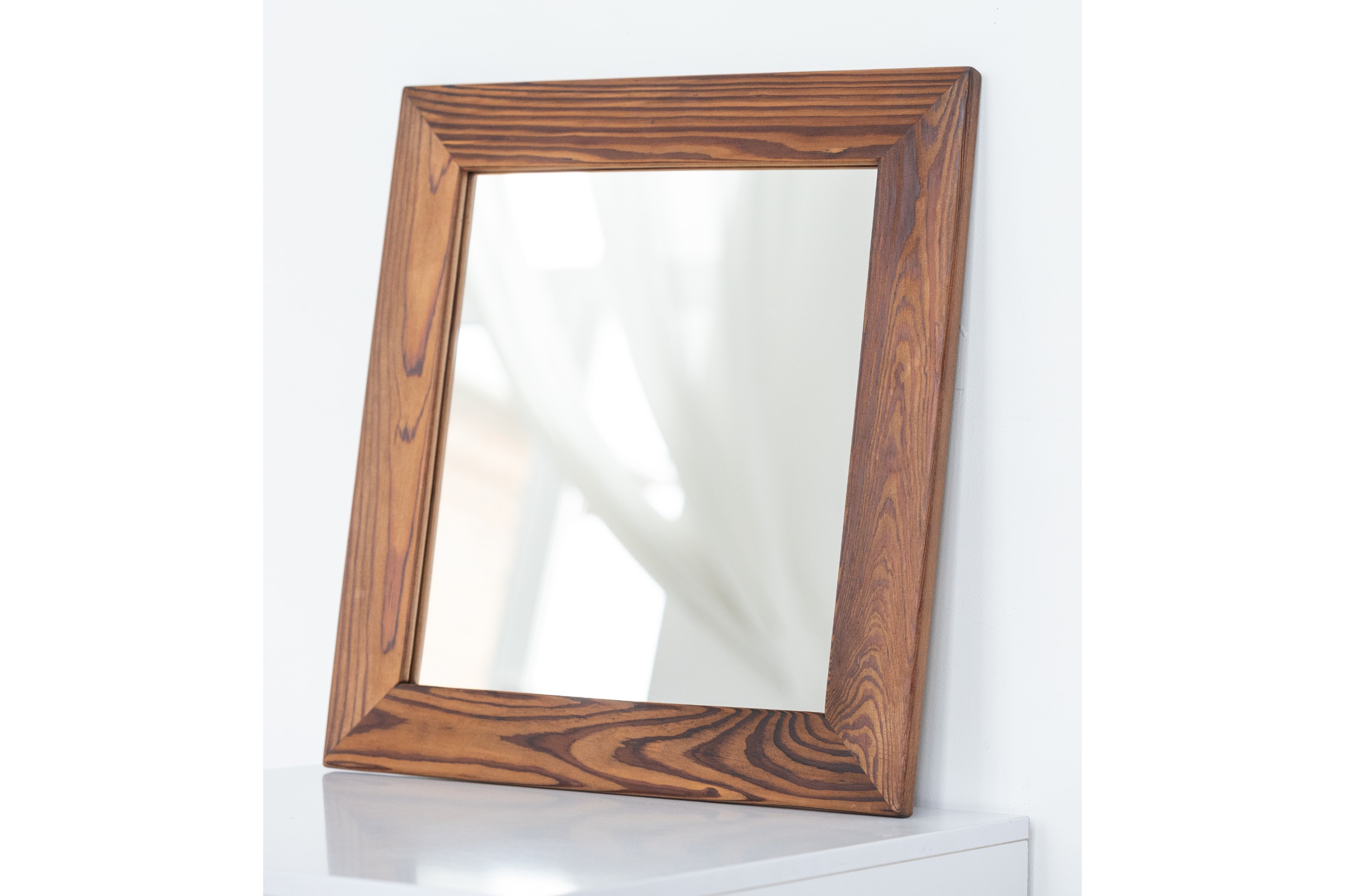 Thermo-Pine Wood Mirror